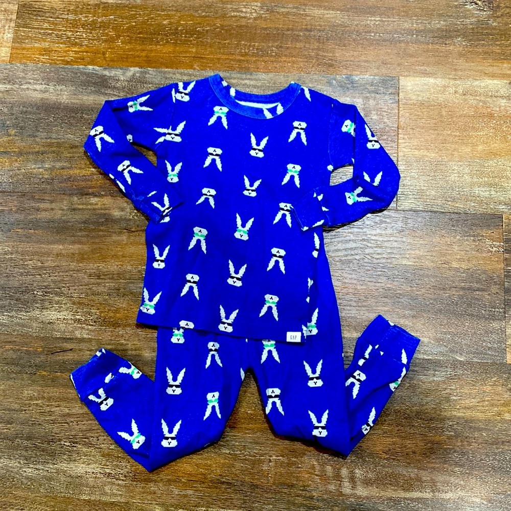 GAP Easter bunny pajamas with sunglasses